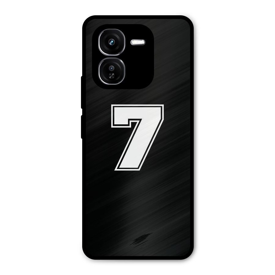 Number 7 Metal Back Case for iQOO Z9x