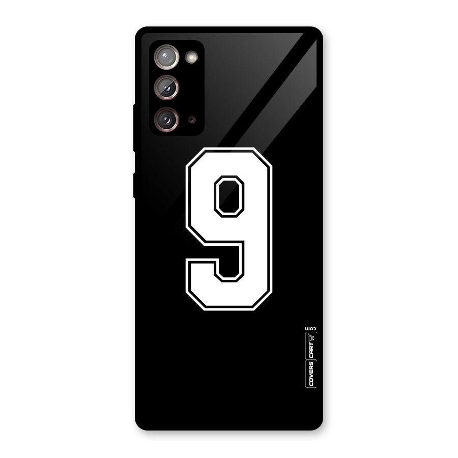 Number 9 Glass Back Case for Galaxy Note 20