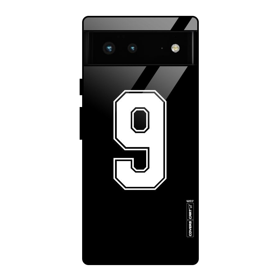 Number 9 Glass Back Case for Google Pixel 6