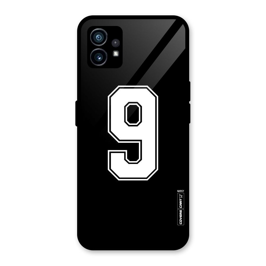 Number 9 Glass Back Case for Nothing Phone 1