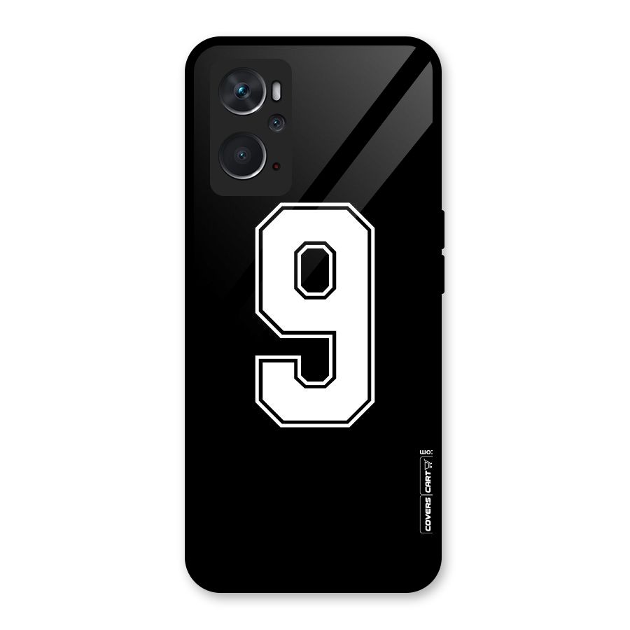 Number 9 Glass Back Case for Oppo K10 4G