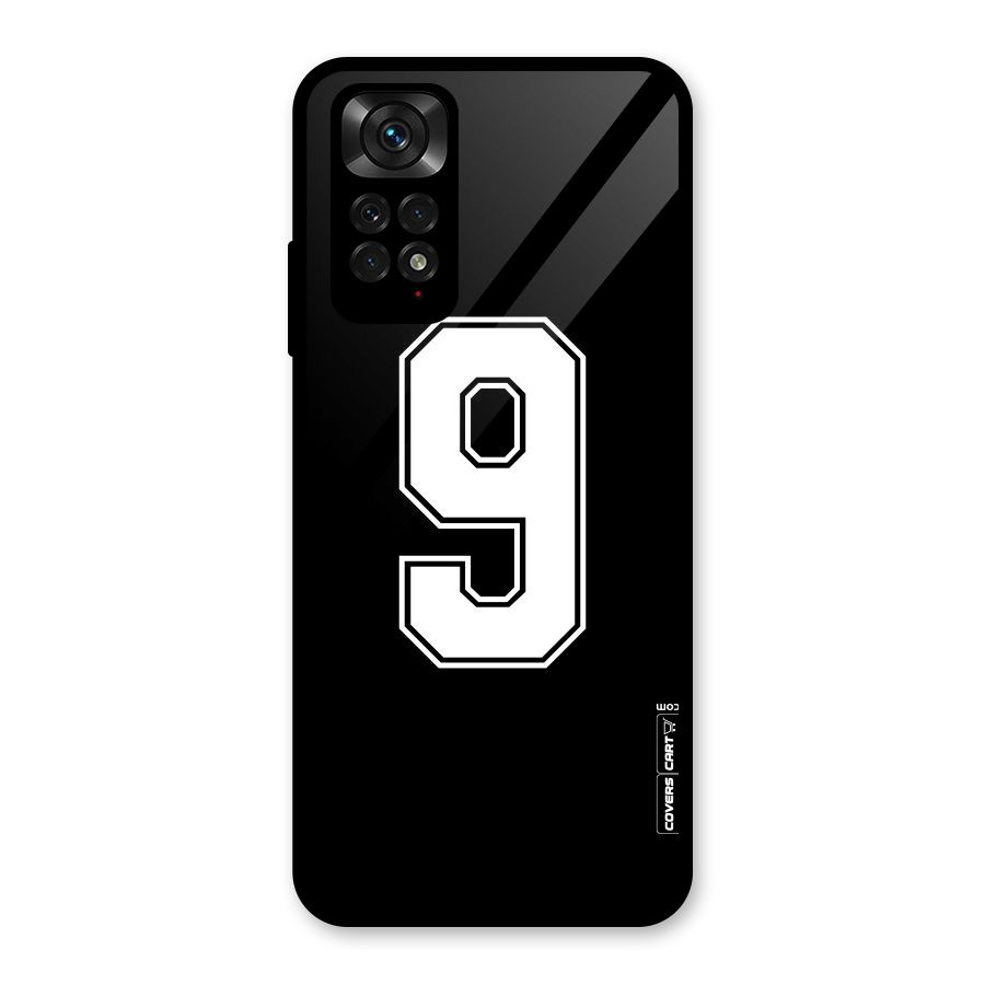 Number 9 Glass Back Case for Redmi Note 11S