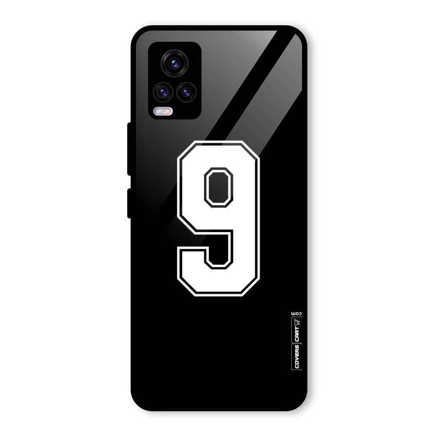 Number 9 Glass Back Case for Vivo V20 2021