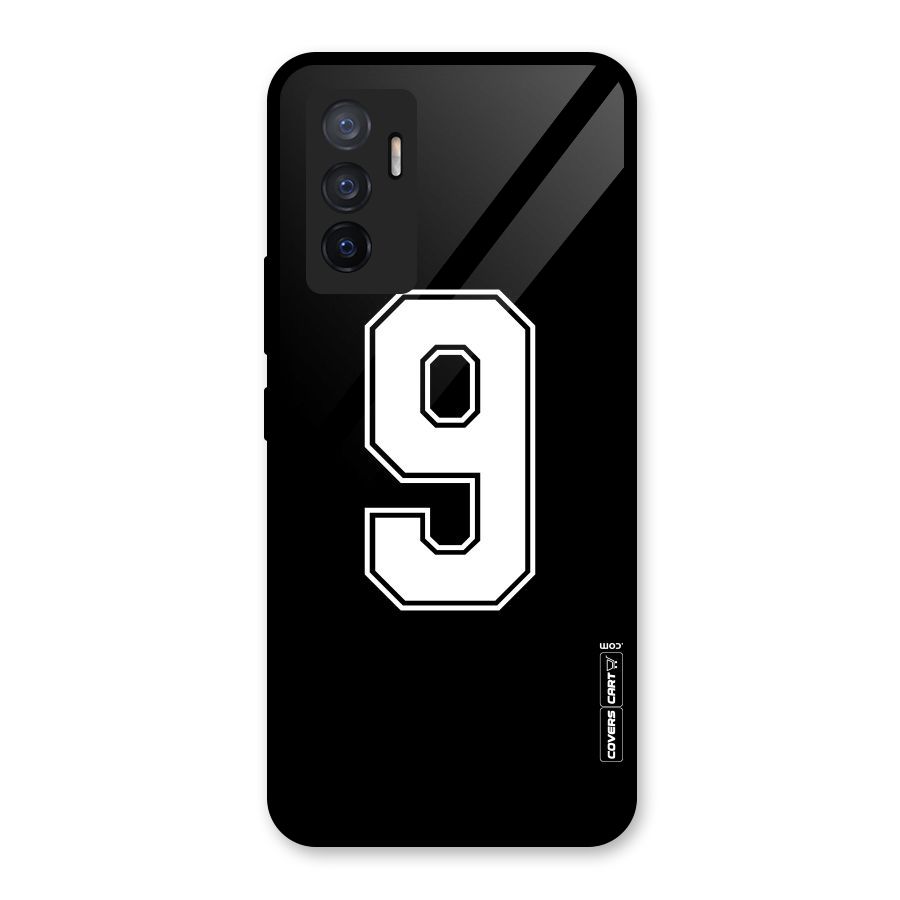 Number 9 Glass Back Case for Vivo V23e