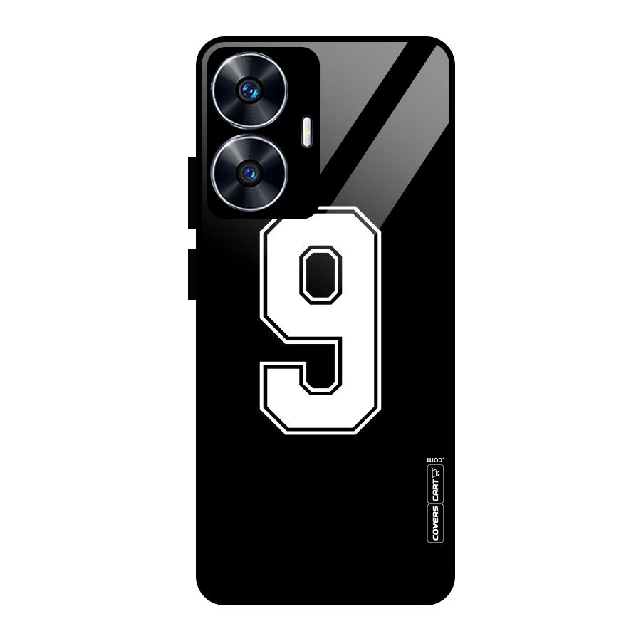 Number 9 Glass Back Case for realme C55