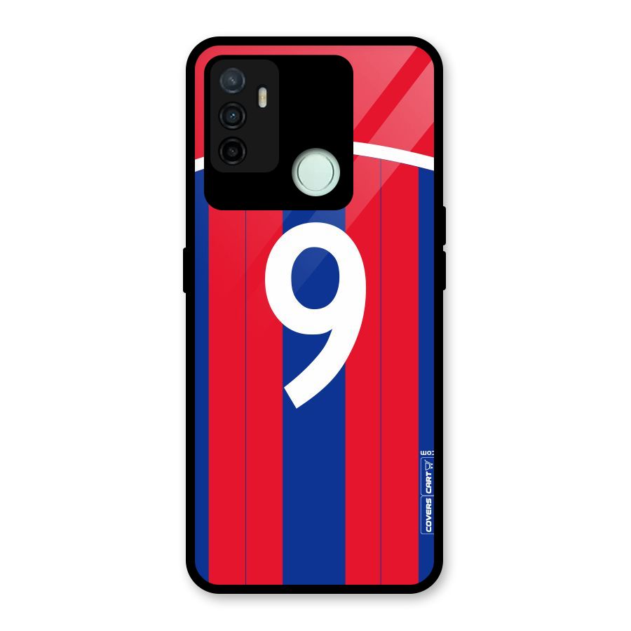 Number 9 Jersey Glass Back Case for Oppo A53