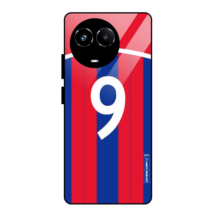 Number 9 Jersey Glass Back Case for Realme 11X