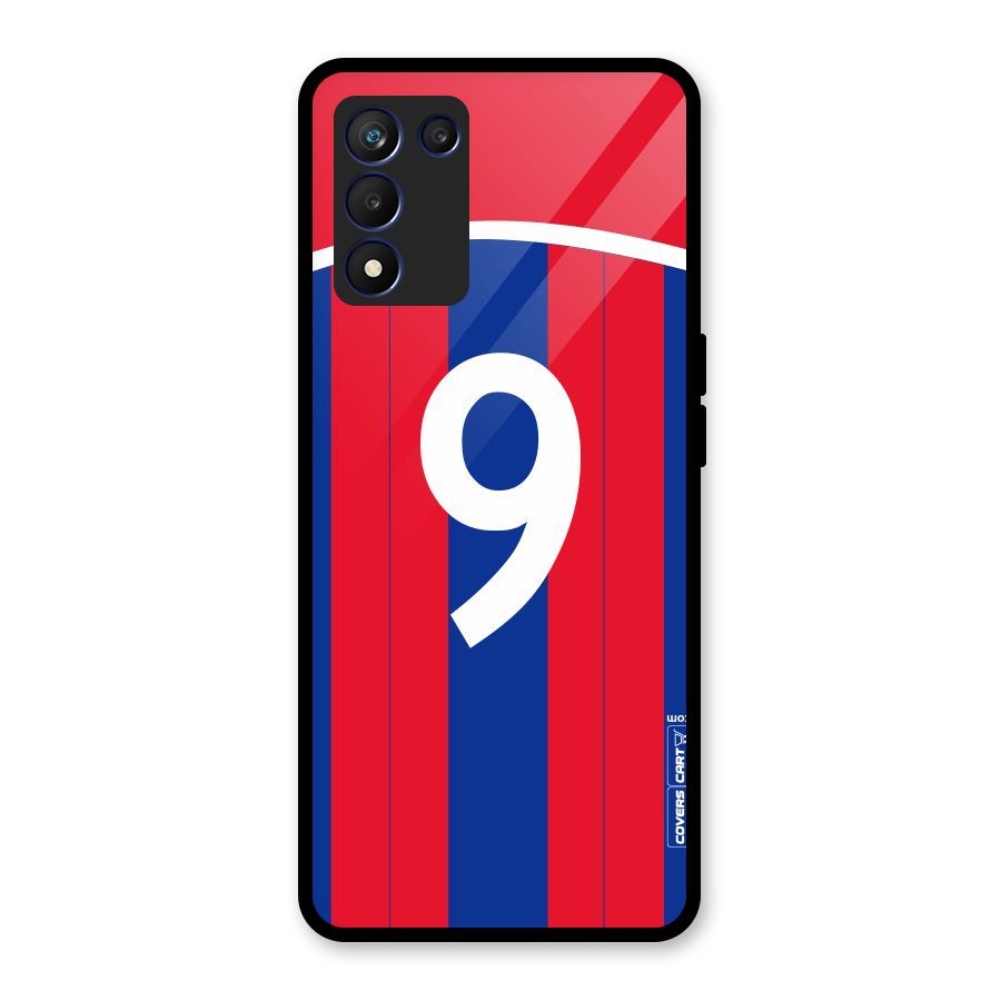 Number 9 Jersey Glass Back Case for Realme 9 5G Speed