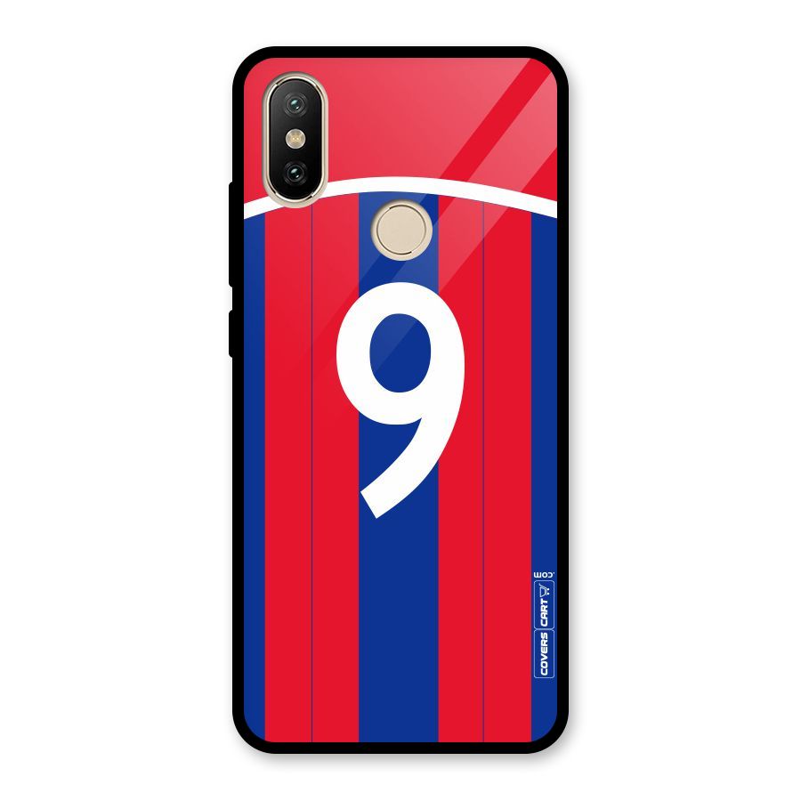 Number 9 Jersey Glass Back Case for Redmi A2