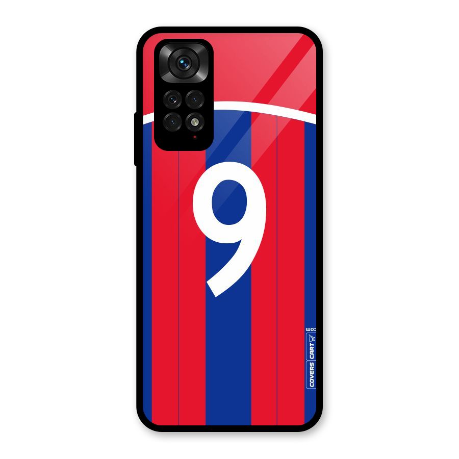 Number 9 Jersey Glass Back Case for Redmi Note 11S