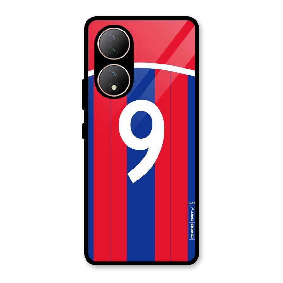 Number 9 Jersey Glass Back Case for Vivo Y100A