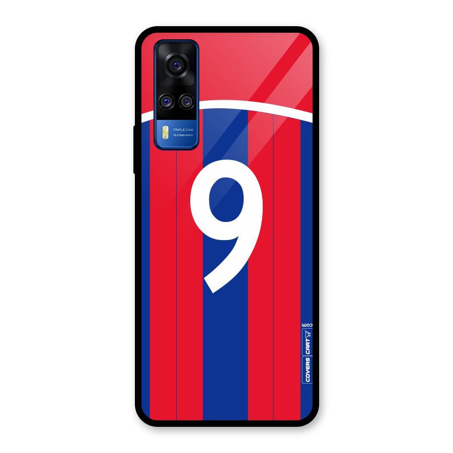 Number 9 Jersey Glass Back Case for Vivo Y31