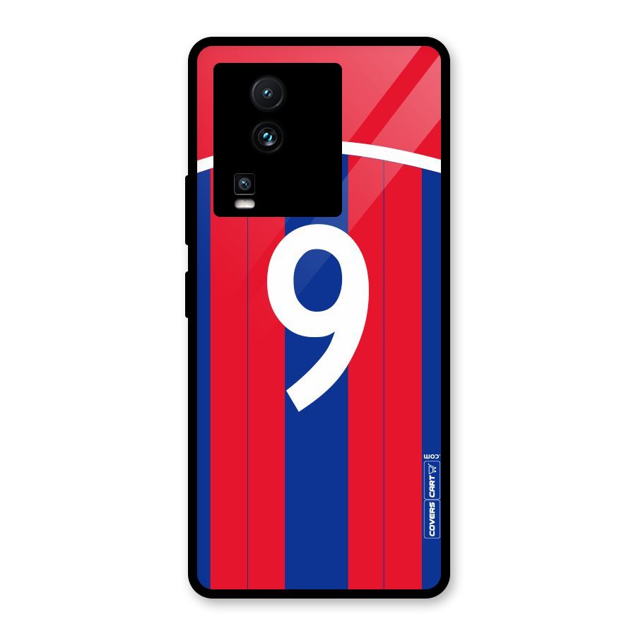 Number 9 Jersey Glass Back Case for Vivo iQOO Neo 7 Pro