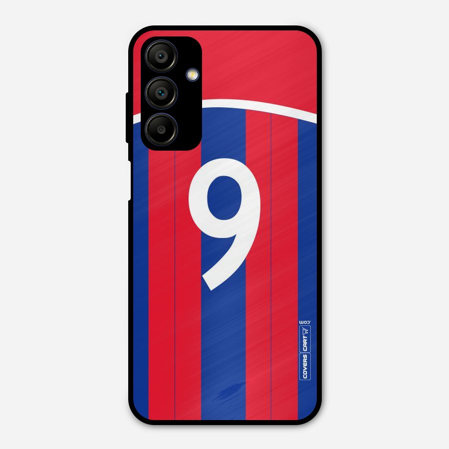 Number 9 Jersey Metal Back Case for Galaxy A15 5G