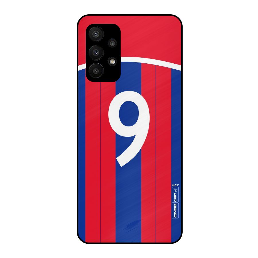 Number 9 Jersey Metal Back Case for Galaxy A23