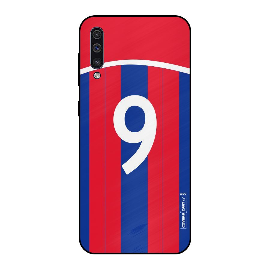 Number 9 Jersey Metal Back Case for Galaxy A50s