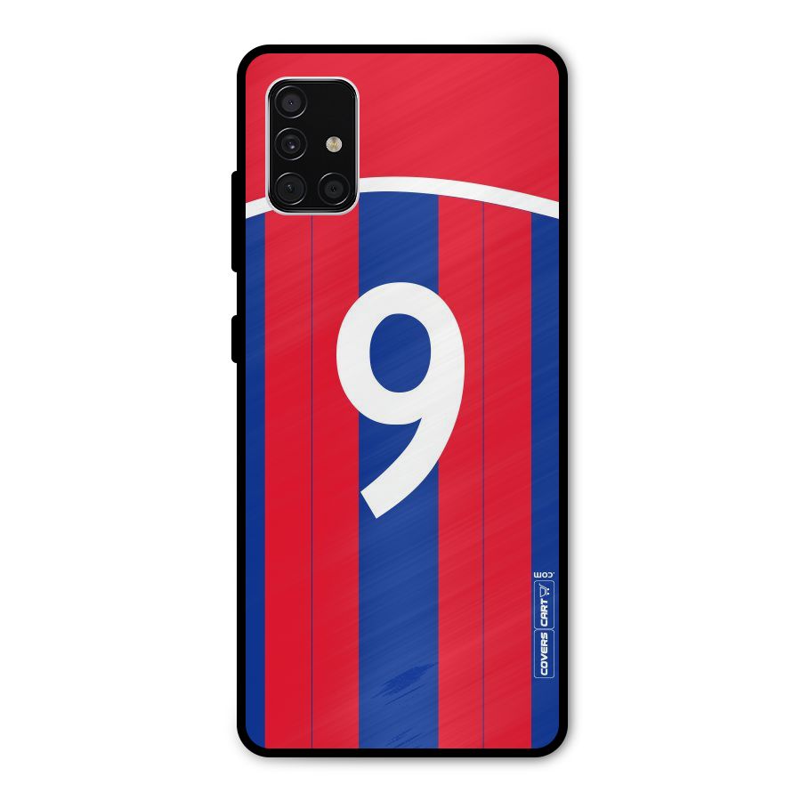 Number 9 Jersey Metal Back Case for Galaxy A51