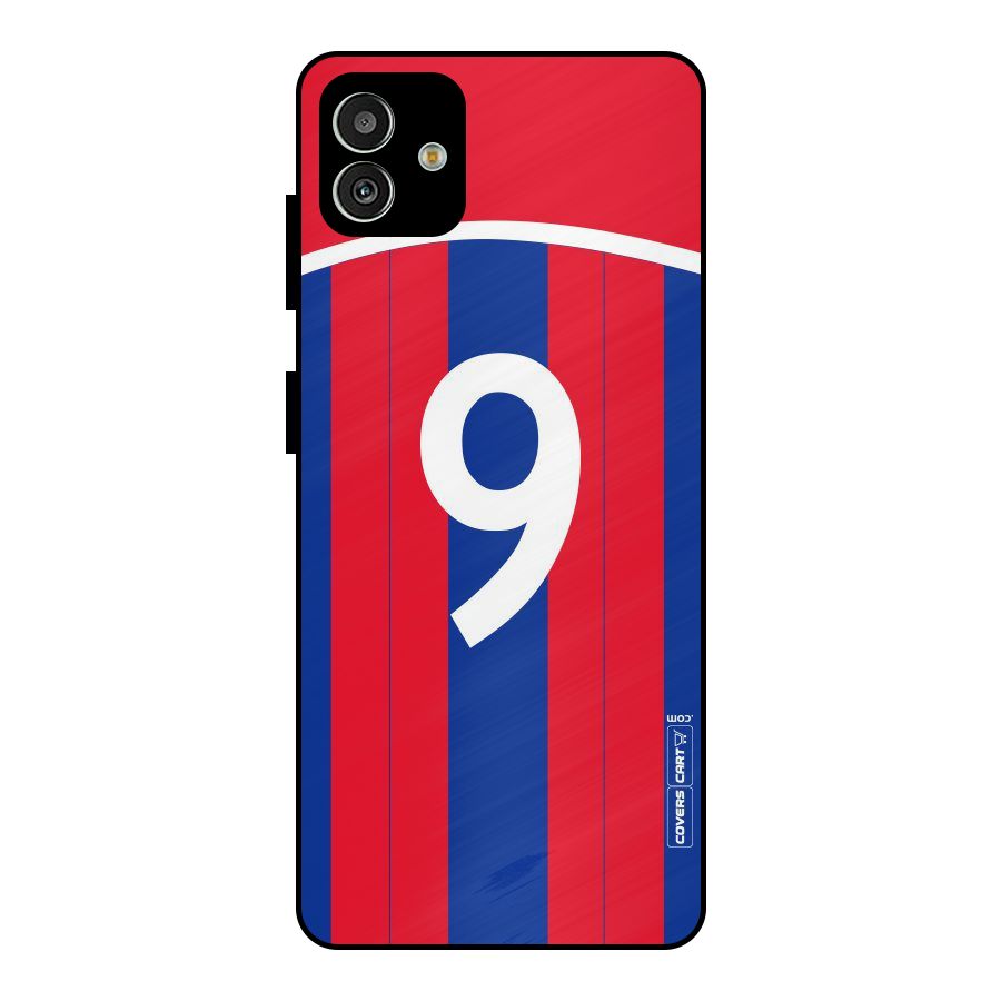 Number 9 Jersey Metal Back Case for Galaxy M13 5G