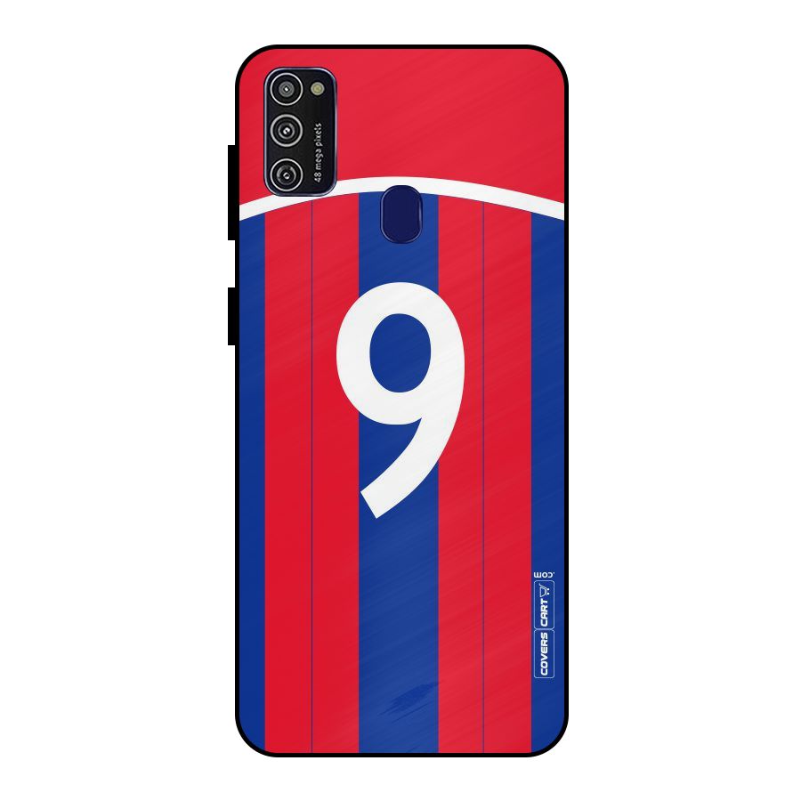 Number 9 Jersey Metal Back Case for Galaxy M30s