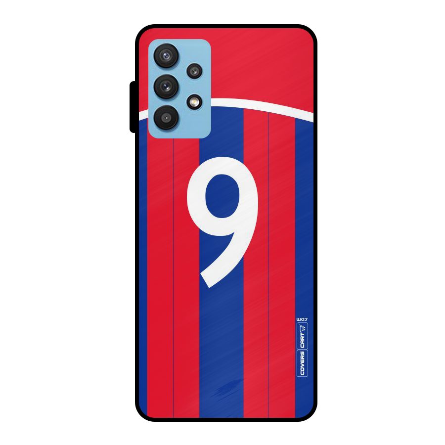 Number 9 Jersey Metal Back Case for Galaxy M32 5G