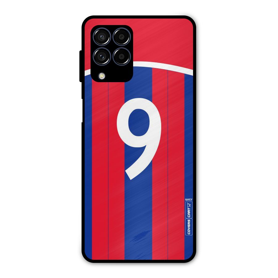 Number 9 Jersey Metal Back Case for Galaxy M53 5G