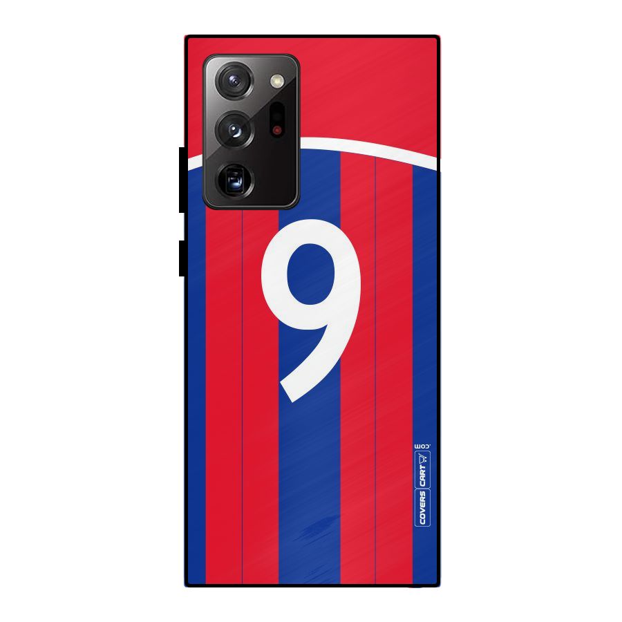 Number 9 Jersey Metal Back Case for Galaxy Note 20 Ultra