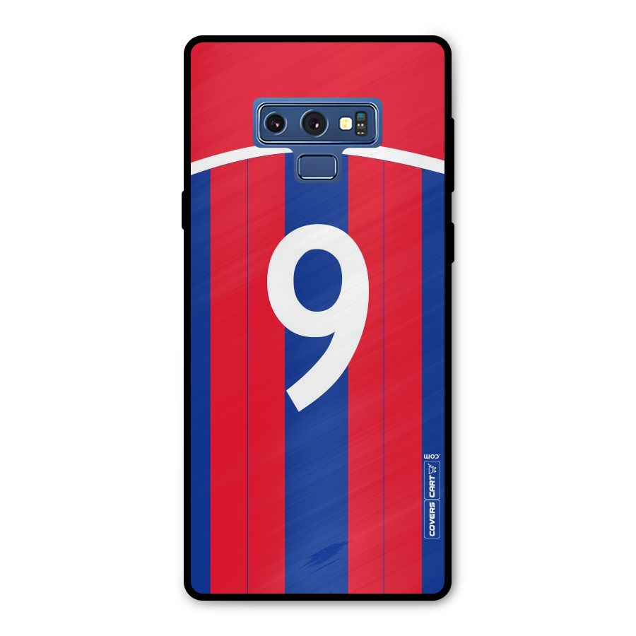 Number 9 Jersey Metal Back Case for Galaxy Note 9