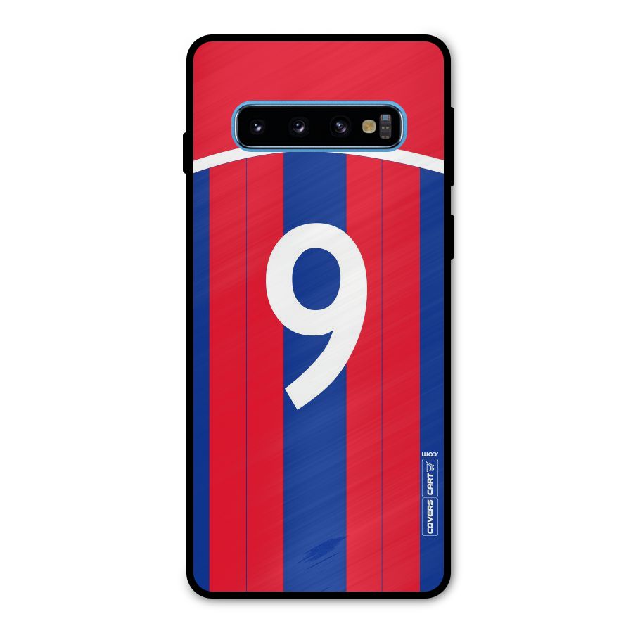 Number 9 Jersey Metal Back Case for Galaxy S10