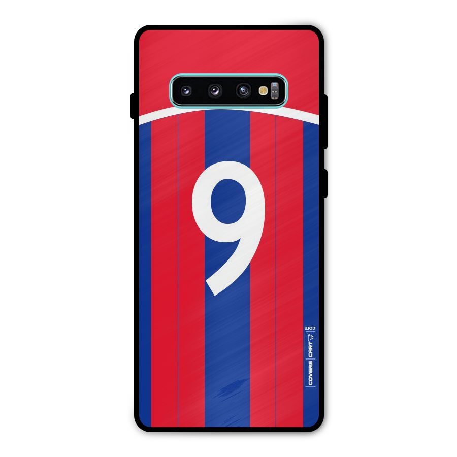 Number 9 Jersey Metal Back Case for Galaxy S10 Plus