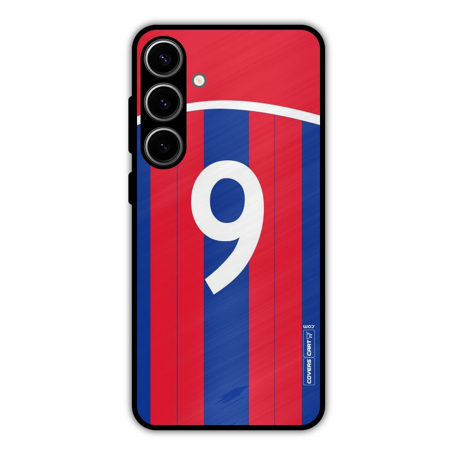 Number 9 Jersey Metal Back Case for Galaxy S24 Plus