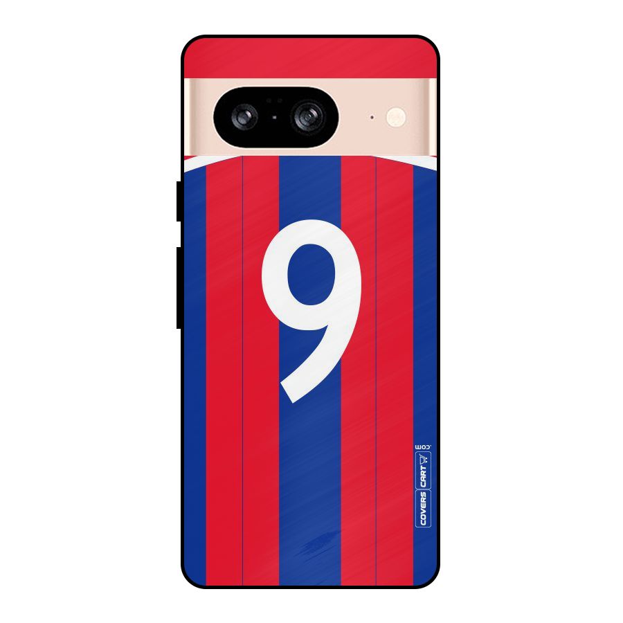 Number 9 Jersey Metal Back Case for Google Pixel 8