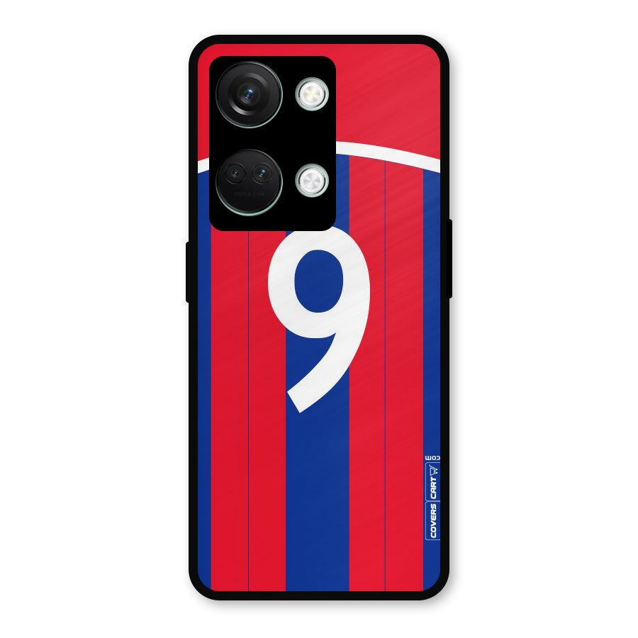 Number 9 Jersey Metal Back Case for OnePlus Nord 3