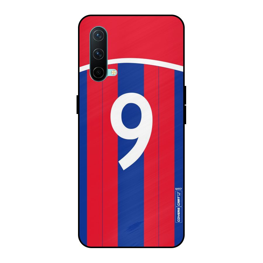 Number 9 Jersey Metal Back Case for OnePlus Nord CE 5G