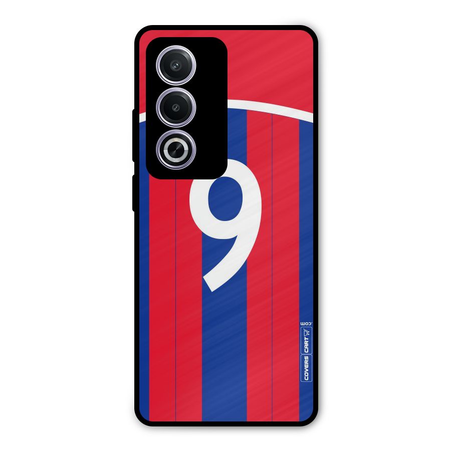 Number 9 Jersey Metal Back Case for Oppo A3 Pro