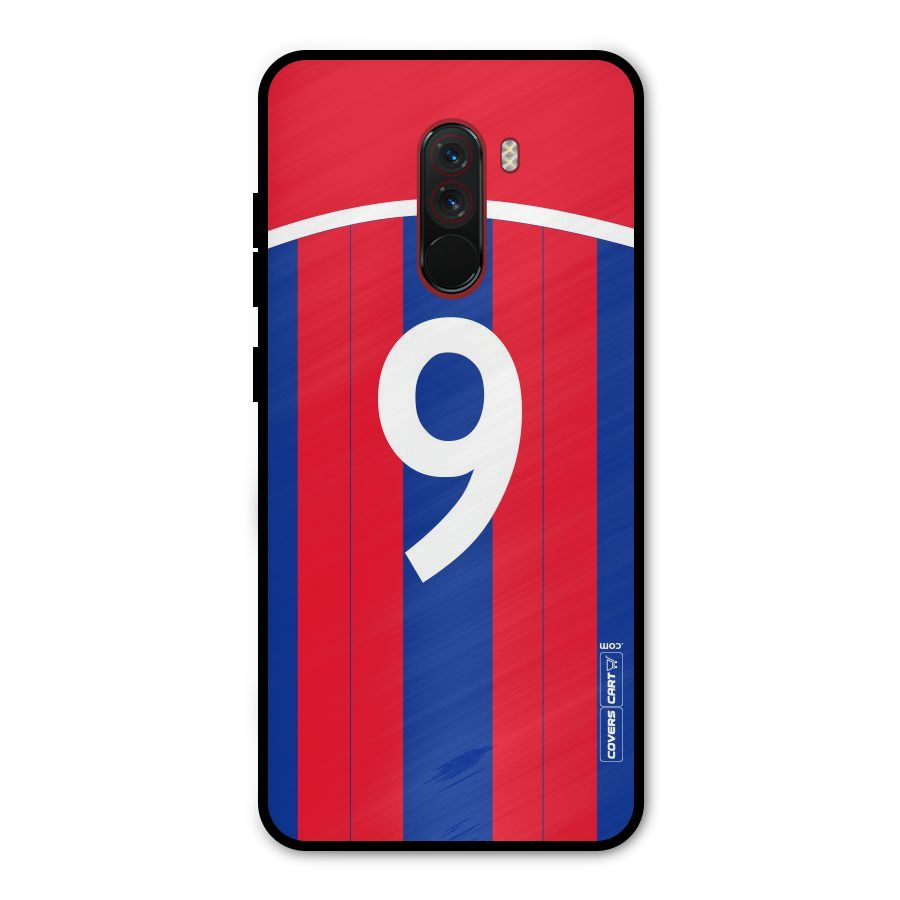 Number 9 Jersey Metal Back Case for Poco F1