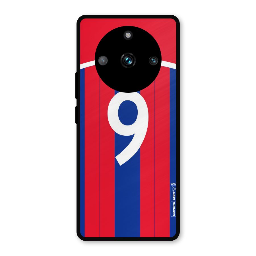 Number 9 Jersey Metal Back Case for Realme 11 Pro Plus