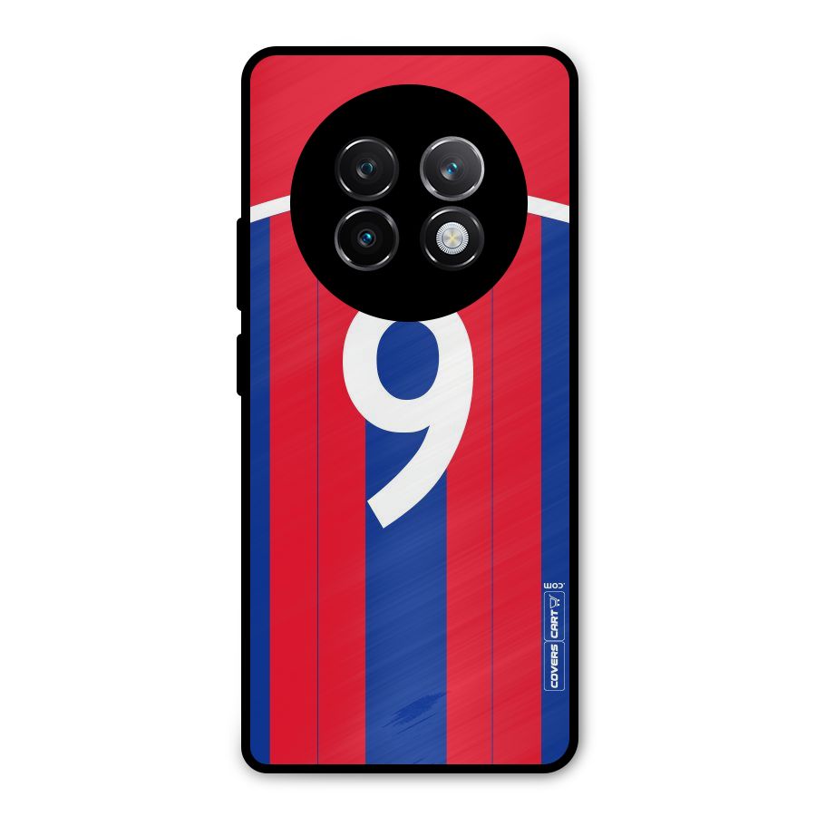 Number 9 Jersey Metal Back Case for Realme 13 Plus