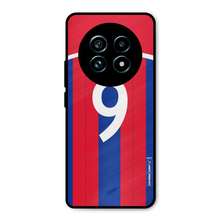 Number 9 Jersey Metal Back Case for Realme 13 Pro Plus