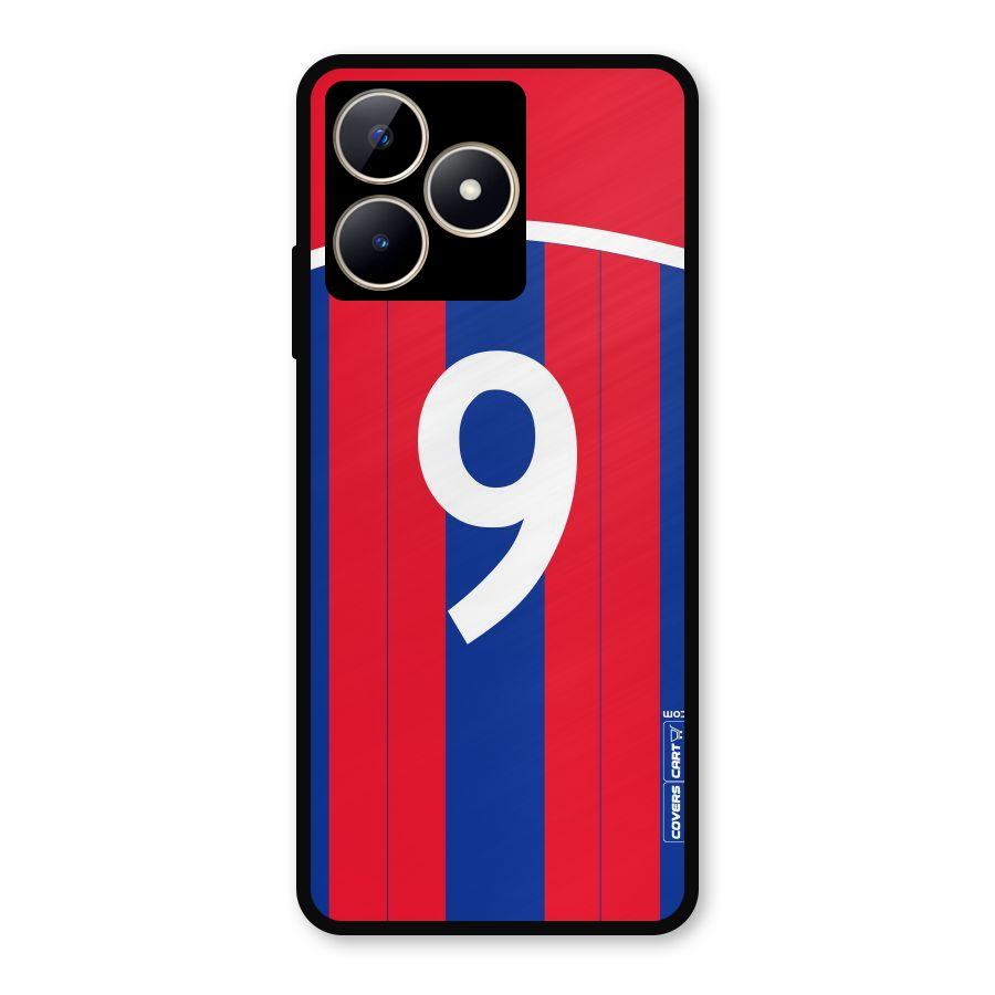 Number 9 Jersey Metal Back Case for Realme C53