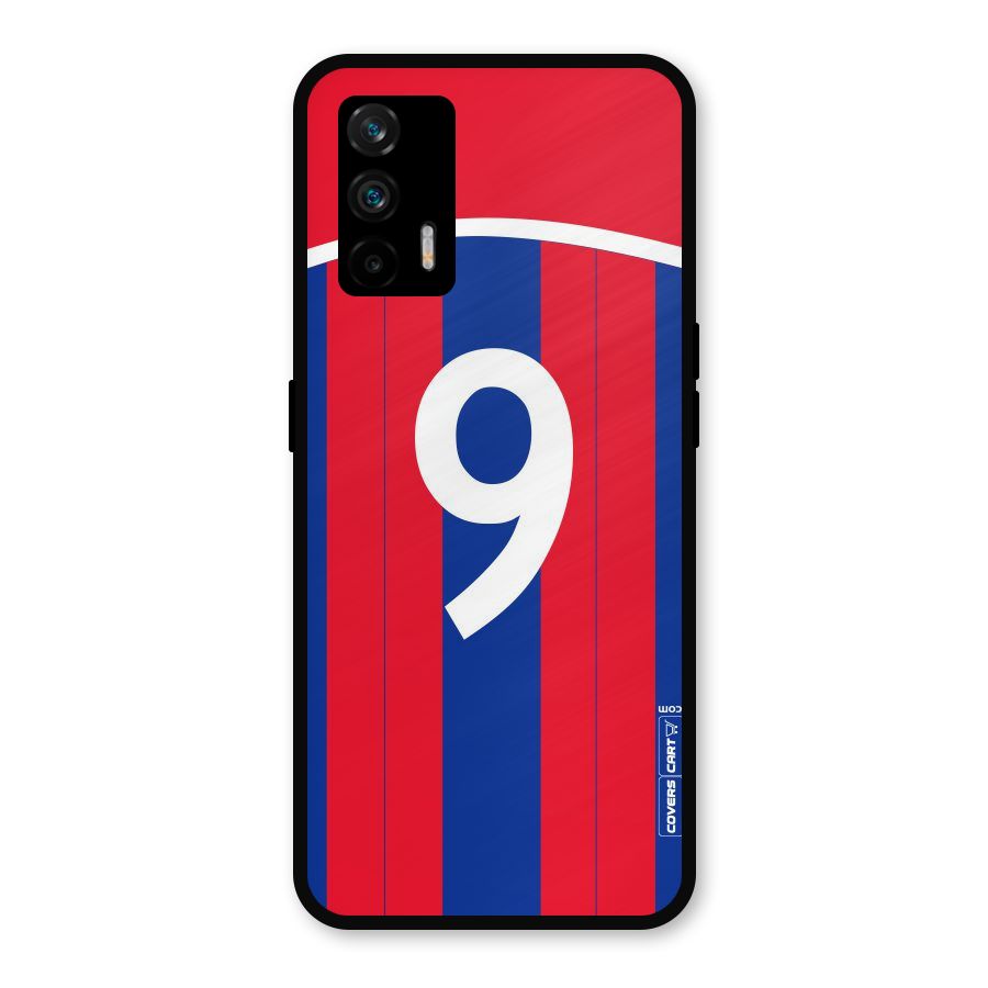 Number 9 Jersey Metal Back Case for Realme GT 5G