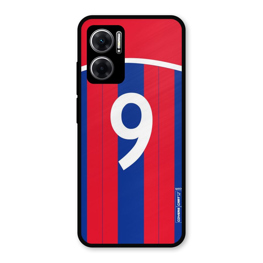 Number 9 Jersey Metal Back Case for Redmi 11 Prime 5G