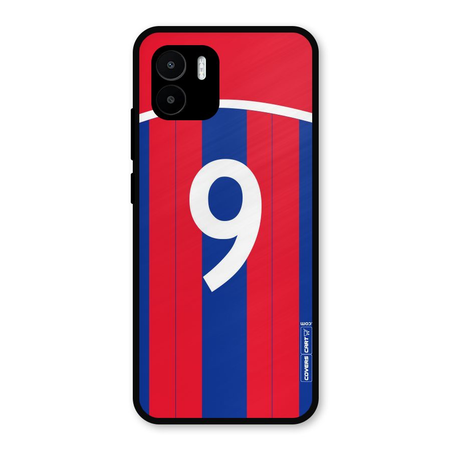 Number 9 Jersey Metal Back Case for Redmi A2
