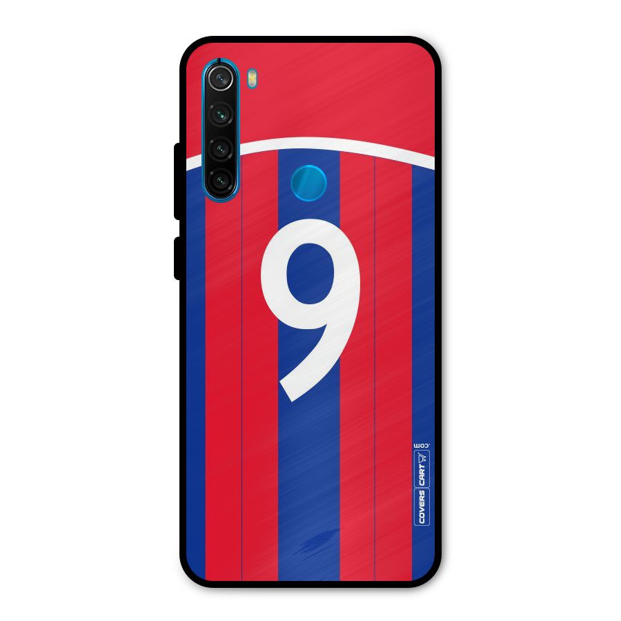 Number 9 Jersey Metal Back Case for Redmi Note 8