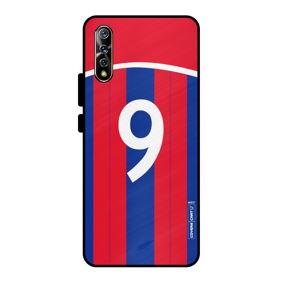 Number 9 Jersey Metal Back Case for Vivo S1