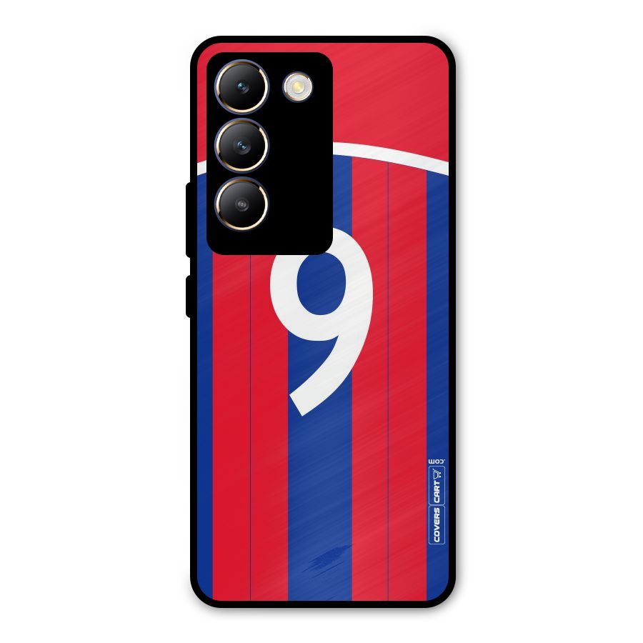 Number 9 Jersey Metal Back Case for Vivo T3 5G