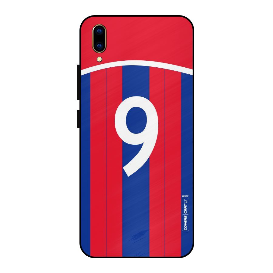 Number 9 Jersey Metal Back Case for Vivo V11 Pro