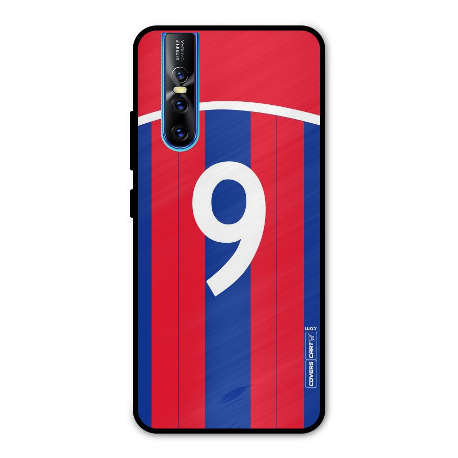 Number 9 Jersey Metal Back Case for Vivo V15 Pro
