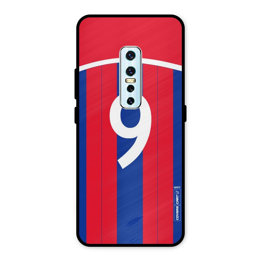 Number 9 Jersey Metal Back Case for Vivo V17 Pro