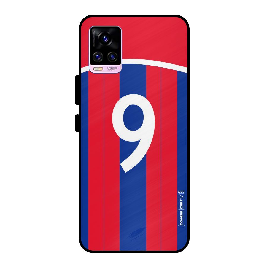 Number 9 Jersey Metal Back Case for Vivo V20 Pro