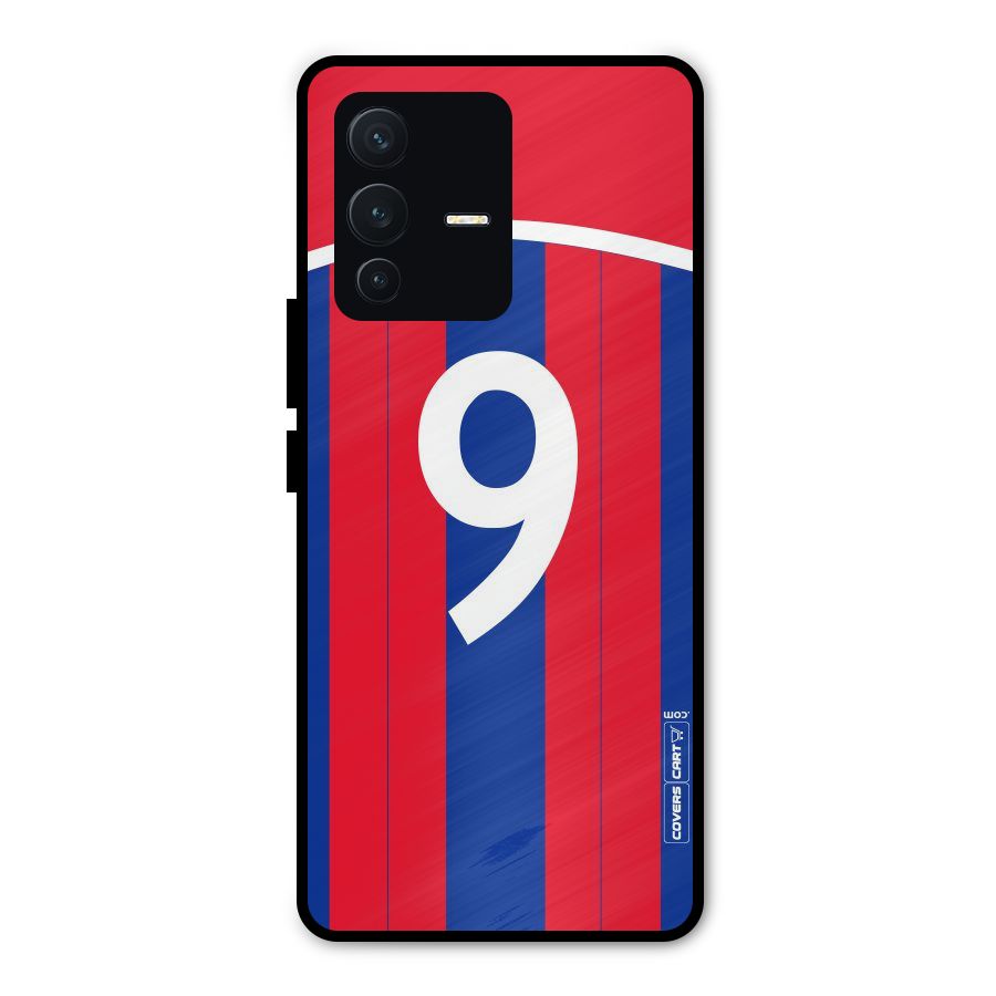 Number 9 Jersey Metal Back Case for Vivo V23 Pro